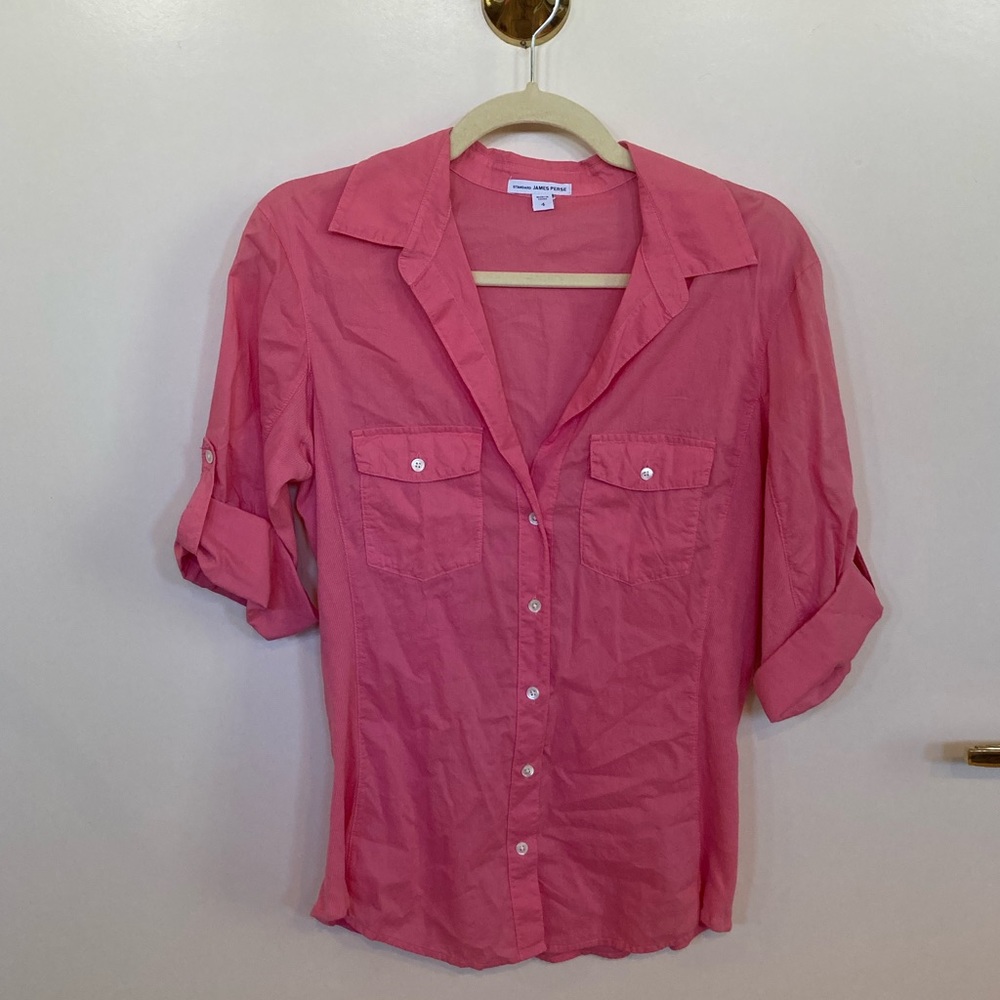 James Perse Women’s Salmon Button Down
